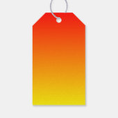 オレンエレガントジランズトロピカルビーチ結婚式 ギフトタグ (裏面)