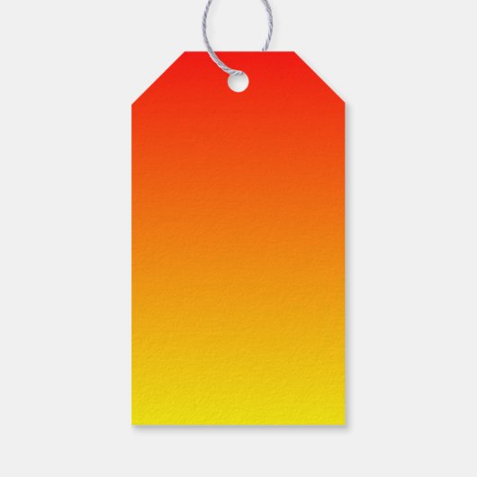 オレンエレガントジランズトロピカルビーチ結婚式 ギフトタグ (裏面)