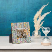 オレンエレガントジ水彩野花バーウッド フォトプラーク (インサイチュ)