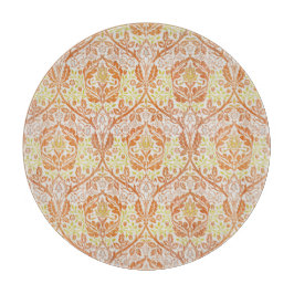 オレンエレガントジ花柄 カッティングボード