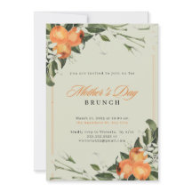 オレンエレガントジ&グリーンウォーターの色の母の日