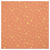 オレンカスタマイズジの自分の金ゴールド水玉模様 ファブリック (見本)