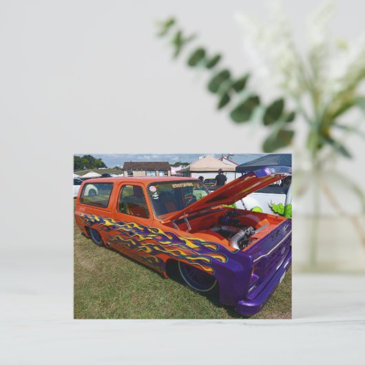 オレンカスタマイズジトラック ポストカード (スタンド正面)