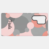 オレンカスタムジグレー分子サムスンフォンケース SAMSUNG GALAXYケース (裏面横)