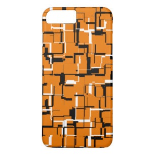 オレンカッコいいジ白黒 iPhone 8 PLUS/7 PLUSケース