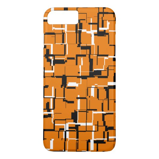 オレンカッコいいジ白黒 Case-Mate iPhoneケース (裏面)
