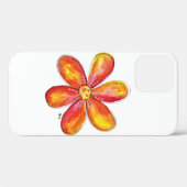 オレンカラフルお洒落ジと黄 Case-Mate iPhoneケース (裏面 (横))