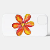 オレンカラフルお洒落ジと黄 Case-Mate iPhoneケース (裏面 (横))