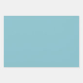 オレンカラフルモダンジベージュスカイブルー無地のカラー ラッピングペーパーシート (正面3)