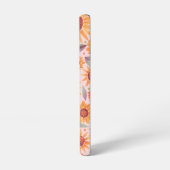 オレンガーリージフローラ赤面ピンクボタニカル SAMSUNG GALAXYケース (左側面)