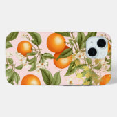 オレンガーリージ、パステルピンクと金ゴールドオレンジ Case-Mate iPhoneケース (裏面 (横))