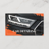 オレンクールジカーサービスの詳細写真テンプレート 名刺 (正面)