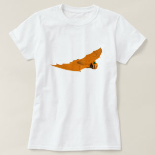 オレンクールジハロウィーンこうもり Tシャツ