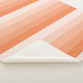 オレングラデーションジストライプトーン シェルパブランケット (3/4)