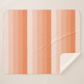 オレングラデーションジストライプトーン シェルパブランケット (正面(横))