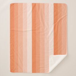 オレングラデーションジストライプトーン シェルパブランケット