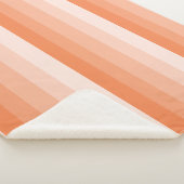 オレングラデーションジストライプトーン シェルパブランケット (3/4)