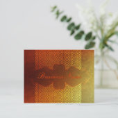 オレンコンテンポラリージのケルト色 ポストカード (スタンド正面)