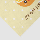 オレンジうれしいかわいいあなたの誕生日かわいい 薄葉紙 (詳細)