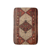 オレンジおよびクリームの東洋のカーペットのデザイン バスマット (正面縦)