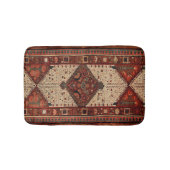 オレンジおよびクリームの東洋のカーペットのデザイン バスマット (正面)