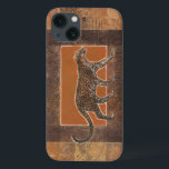 オレンジおよびブラウンの背景のヒョウ iPhone 13ケース<br><div class="desc">ノルマン人Wyattに芸術のすばらしいコレクションが動物の美しいを捕獲することをあります。 背景は鋭いオレンジとアフリカテーマ、でありその上のヒョウの茶色そしてスケッチはそれと完全に混じります。 今日このイメージと最も素晴らしい楽しむな性質。</div>