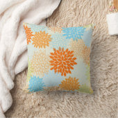 オレンジおよび青のミイラ クッション (ブランケット)