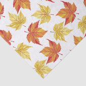 オレンジおよび黄色の紅葉 薄葉紙 (詳細)