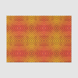 オレンジおよび黒いティッシュペーパー 薄葉紙