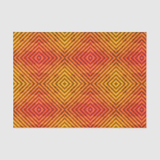 オレンジおよび黒いティッシュペーパー 薄葉紙 (正面)