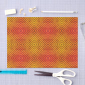 オレンジおよび黒いティッシュペーパー 薄葉紙 (クラフト)