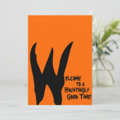 オレンジおよび黒い不気味 招待状 (スタンド正面)