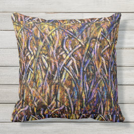 オレンジかび菌を持つカーニバルのガラス草 アウトドアクッション