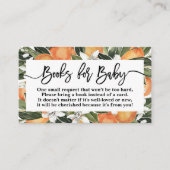 オレンジかわいこちゃんがブックカードを持ってくる エンクロージャーカード (正面)