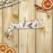 オレンジかわいらしのスライスと松のクリスマス タイヘッドバンド