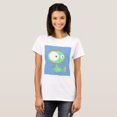 オレンジか緑モンスター Tシャツ (正面フル)