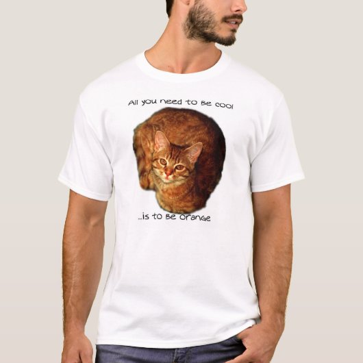 オレンジがあって下さい Tシャツ (正面)