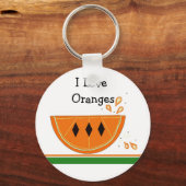 オレンジが大好き キーホルダー (正面)