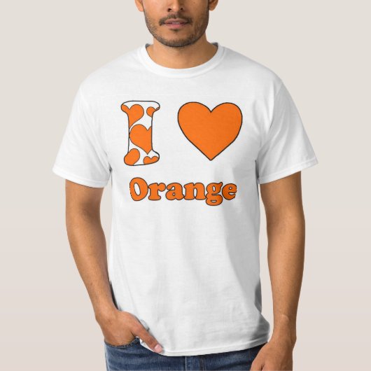 オレンジが好き Tシャツ (正面)