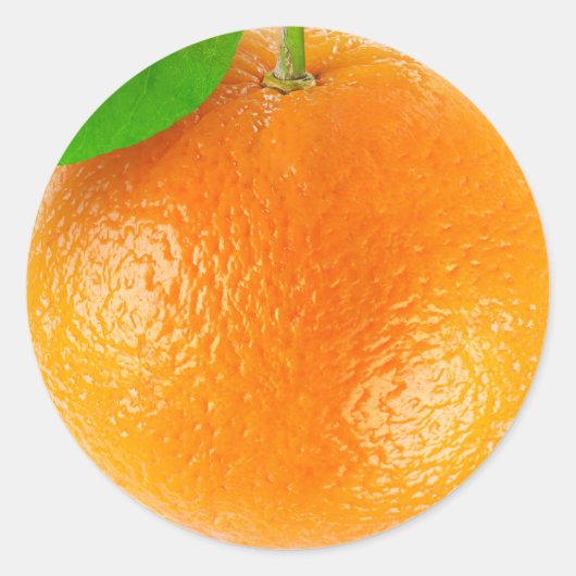 オレンジが閉じる ラウンドシール (正面)