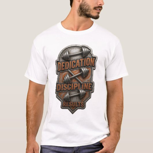 オレンジが鮮やか 誠実 努力 実績 Tシャツ (正面)