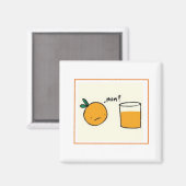 オレンジがO.J.マグネットに言ったこと マグネット (正面/裏面)