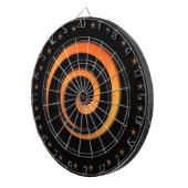 オレンジさびスパイラル制御 ダーツボード (正面右)