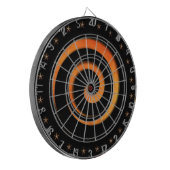 オレンジさびスパイラル制御 ダーツボード (正面左)