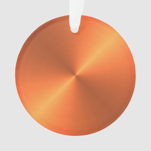 オレンジさび輝き オーナメント (正面)