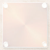 オレンジさび輝き ガラスコースター (裏面)