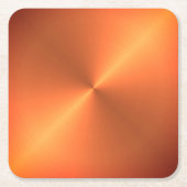 オレンジさび輝き スクエアペーパーコースター (正面)