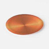 オレンジさび輝き ペーパープレート (アングル)