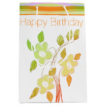 オレンジでアクセント付きのフローラ