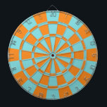 オレンジとアクア ダーツボード<br><div class="desc">オレンジとアクアダーツボード</div>